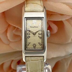 Tommy Bahama Sterling Silver Curvex Tank Style Ladies Swiss Quartz Watch